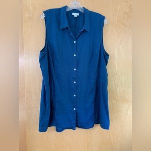 J. Jill Love Linen Sleeveless Tunic